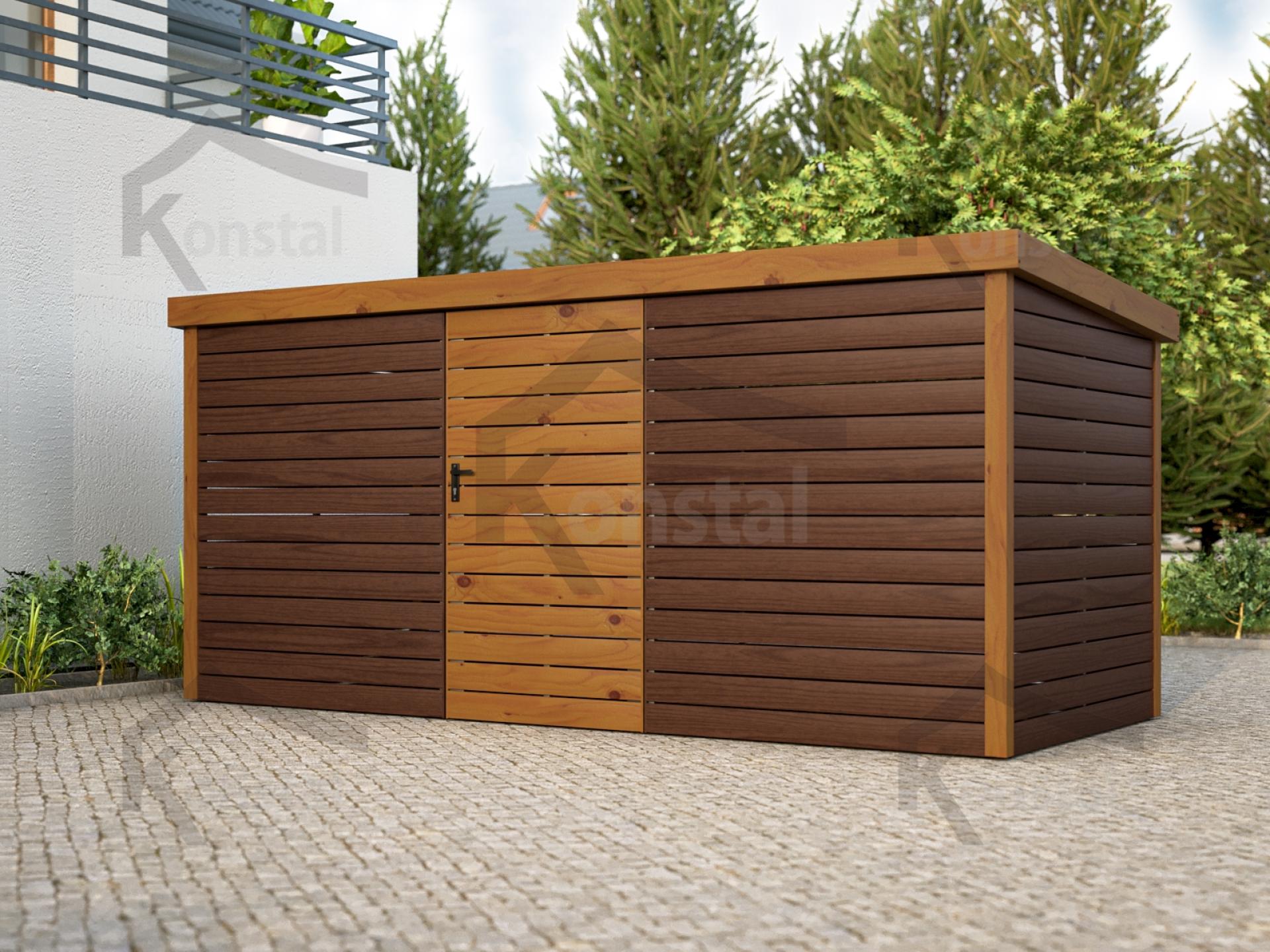 Atkritumu konteineru novietne : 4.5 x 2,2 m 